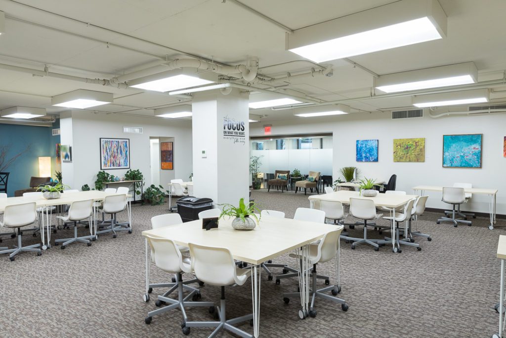 Hera Hub main flex office space