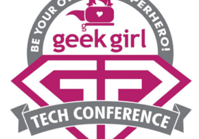 geek girl logo