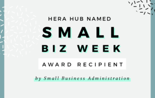 Hera Hub Named Small Business Week Award Recipient by SBA