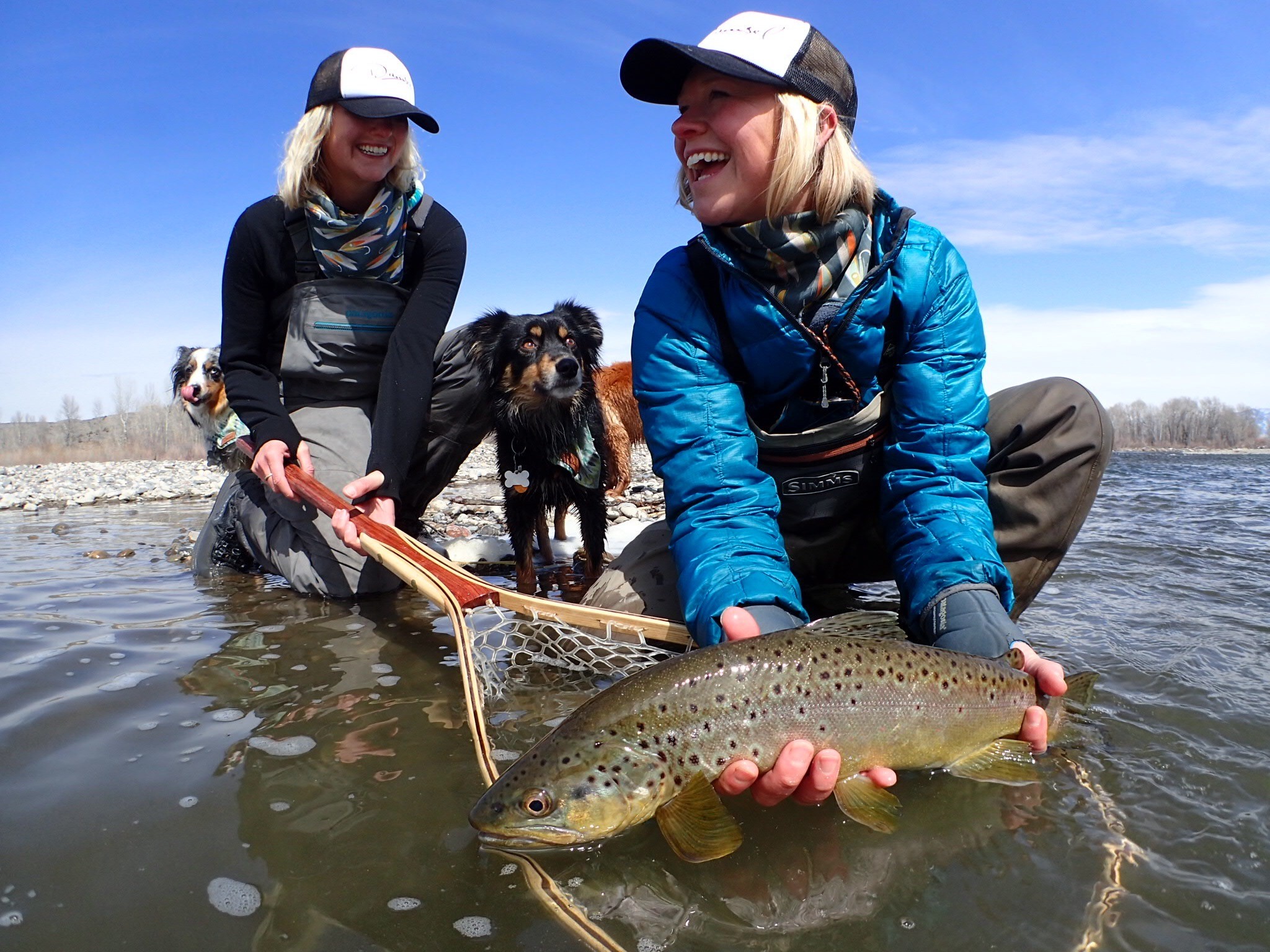 woman fly-fishing 3, kaotso