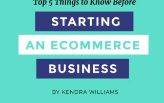 top 5 things to know before starting an ecommerce business